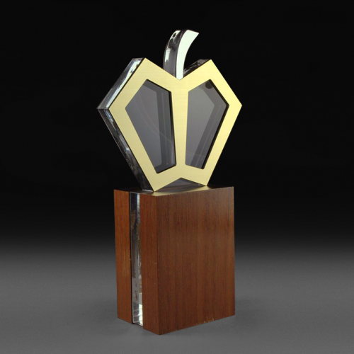 Gold Apple Award on Laminated Timber and Acrylic