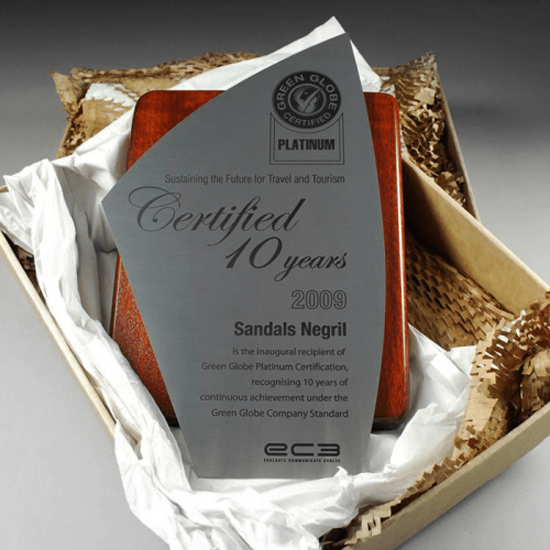 Green Globe Sustainability Award in Recycled Hardwood