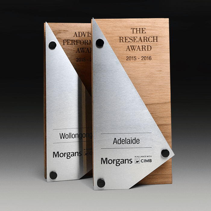Morgans CIMB Research Award as Stainess and Plywood Trophies - Image 2
