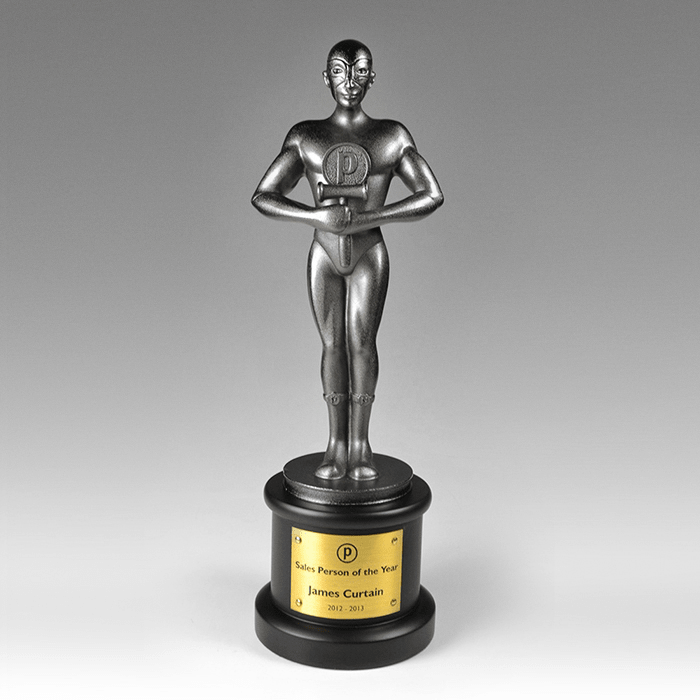 Place Estate Agents Prestigious Placeman Award Metal Sculptures - Image 3