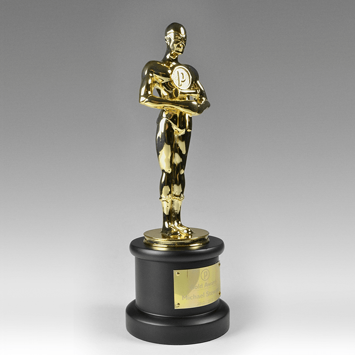 Place Estate Agents Prestigious Placeman Award Metal Sculptures - Image 4