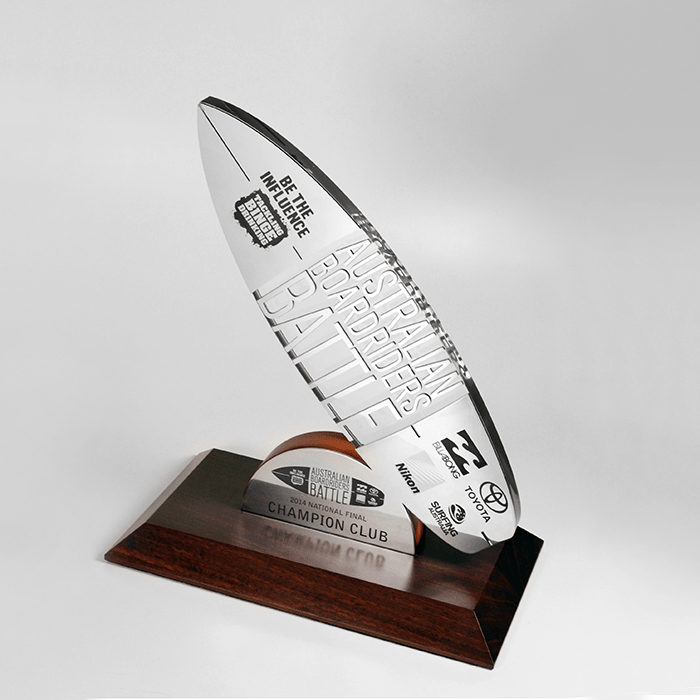 Surfing Australia Boardriders Battle Champions as Polished Stainless on Timber - Image 3