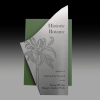 Stainless Steel Metal on Custom Colour Plaqitecture PT06