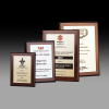 Classic Rosewood Timber Plaque CP
