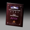 Modern Acrylic and Rosewood Timber Plaque CRWC2