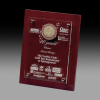 Modern Acrylic and Rosewood Timber Plaque CRWF2