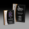 Timber and Acrylic Plaque with Stainless Achievement Trim SAA