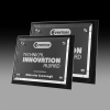 Sapphire Clear Acrylic Plaque on Mirror Black SAPC