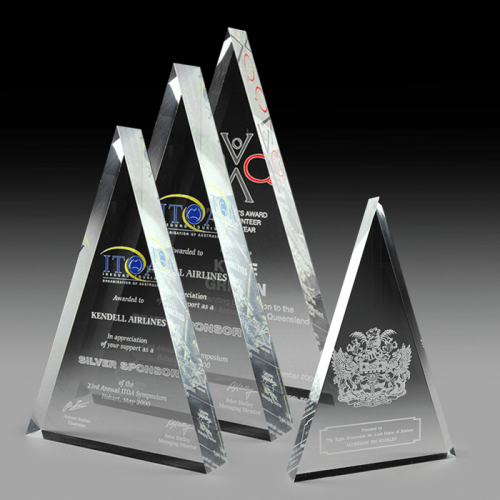 Diamond Triangle Acrylic Award TR
