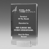 Crystal Plaque on Brushed Metal Base YJ823