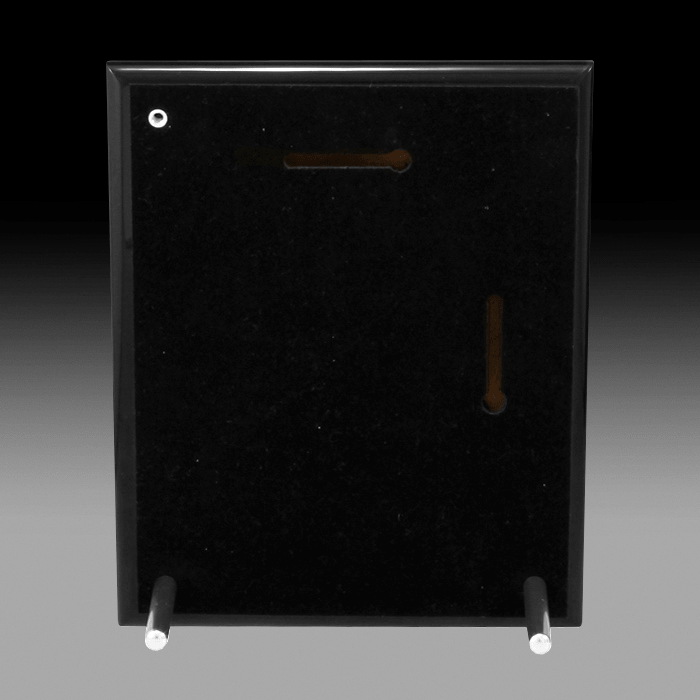 Black Timber Plaque QAK