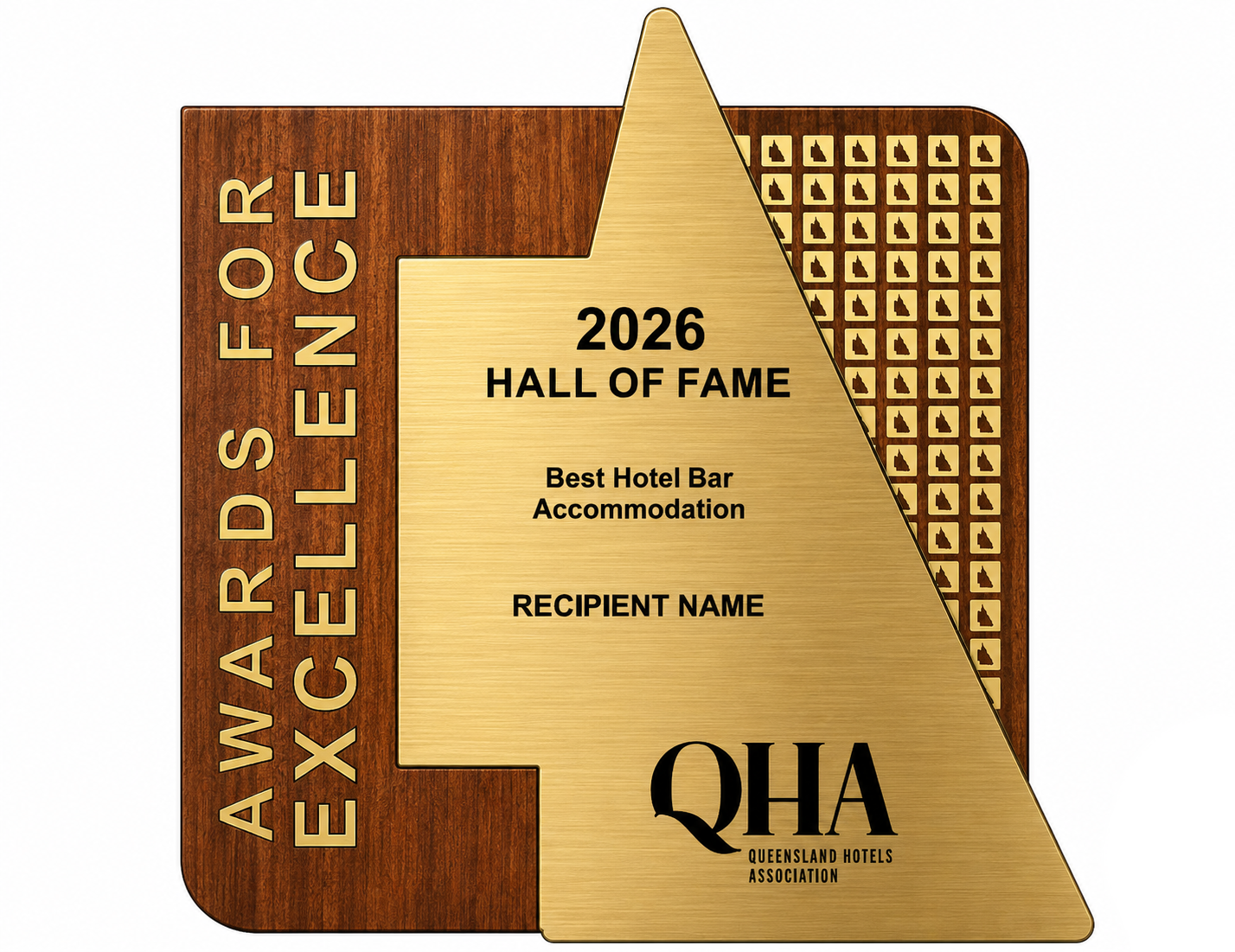 Custom Mixed-Media Timber & Stainless Steel Recognition Awards (2)