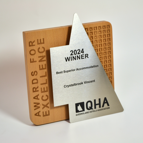 Custom Mixed-Media Timber & Stainless Steel Recognition Awards