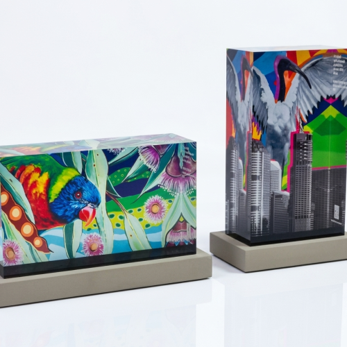 Custom Artforce Block Awards & Street Art Trophies - any size