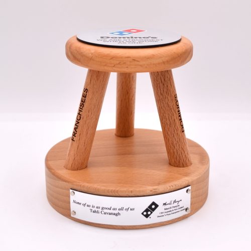 Custom Domino's Timber Award